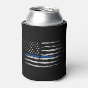 Flagge der American Thin Blue Line Dosenkühler