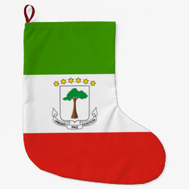 Flagge der Äquatorialen Guinea (Afrika) Großer Weihnachtsstrumpf