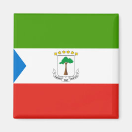 Flagge der Äquatorialen Guinea (Afrika) Magnet