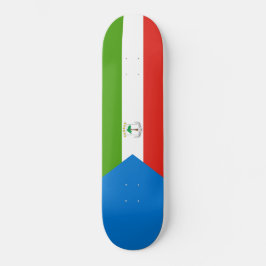 Flagge der Äquatorialen Guinea (Afrika) Skateboard