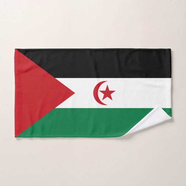 Flagge der Arabischen Demokratischen Republik Sahr Badhandtuch Set (Handtuch)