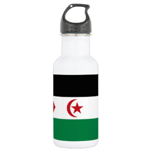 Flagge der Arabischen Demokratischen Republik Sahr Edelstahlflasche