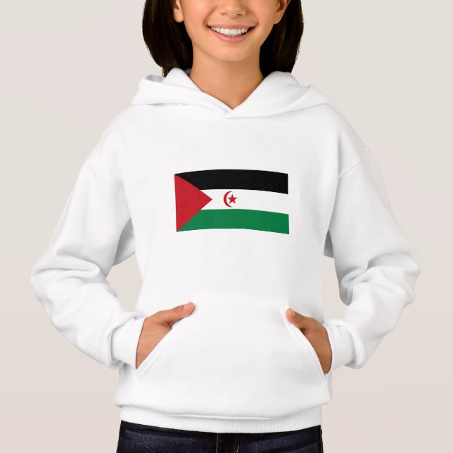 Flagge der Arabischen Demokratischen Republik Sahr Hoodie (Vorderseite)