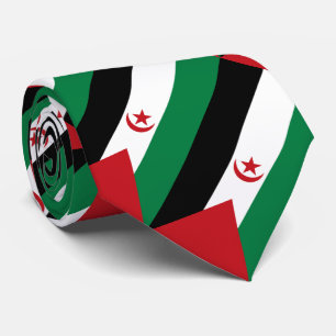 Flagge der Arabischen Demokratischen Republik Sahr Krawatte