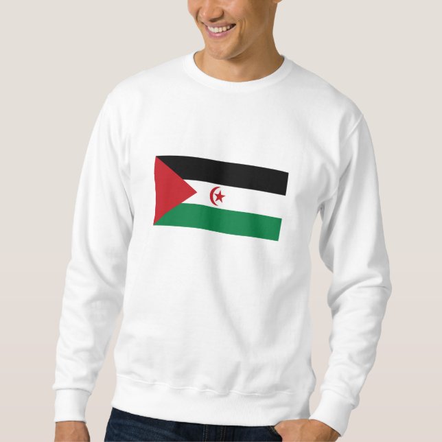 Flagge der Arabischen Demokratischen Republik Sahr Sweatshirt (Vorderseite)