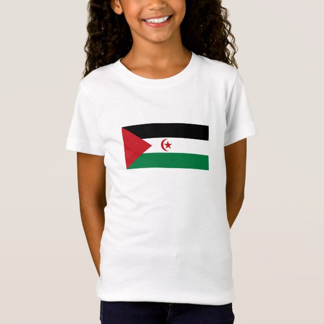 Flagge der Arabischen Demokratischen Republik Sahr T-Shirt (Vorderseite)