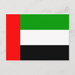 Flagge der Arabischen Emirate Postkarte
