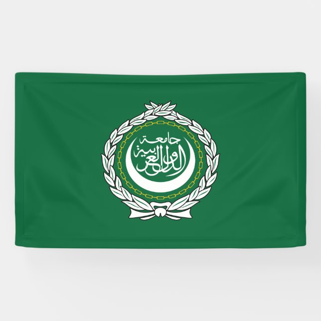 Flagge der Arabischen Liga Banner (Horizontal)