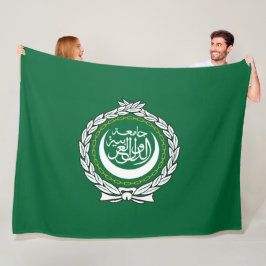 Flagge der Arabischen Liga Fleecedecke