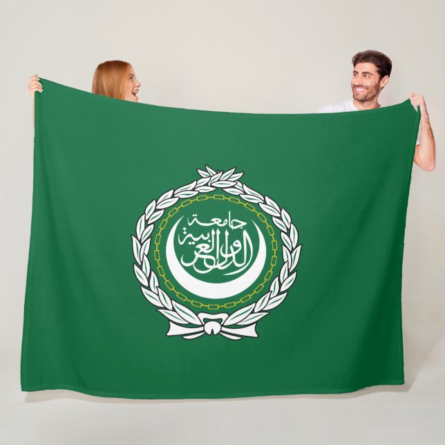 Flagge der Arabischen Liga Fleecedecke (Beispiel)
