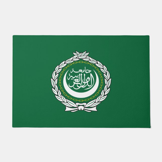 Flagge der Arabischen Liga Fußmatte (Vorderseite)
