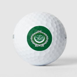 Flagge der Arabischen Liga Golfball