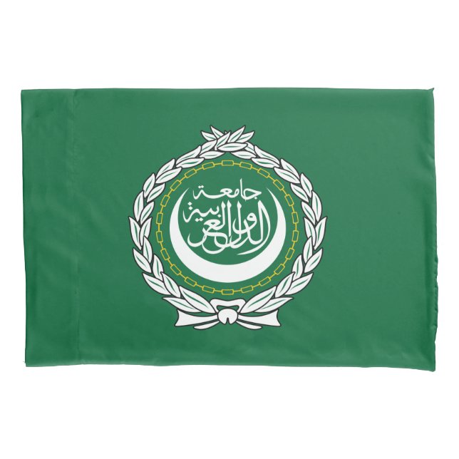 Flagge der Arabischen Liga Kissenbezug (Vorderseite-Links)