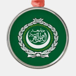 Flagge der Arabischen Liga Ornament Aus Metall