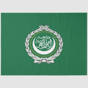 Flagge der Arabischen Liga Seidenpapier