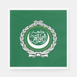 Flagge der Arabischen Liga Serviette