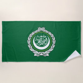 Flagge der Arabischen Liga Strandtuch