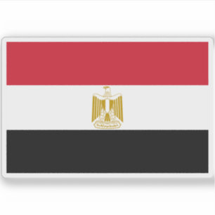 Flagge der Arabischen Republik Ägypten Aufkleber