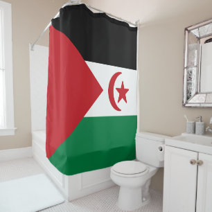 Flagge der Arabischen Republik Sahara Duschvorhang