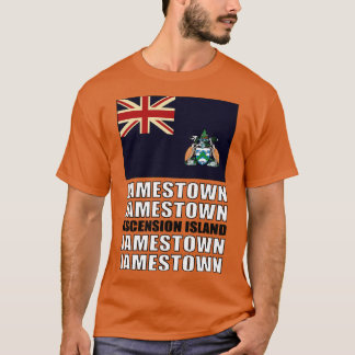 Flagge der Ascension T-Shirt