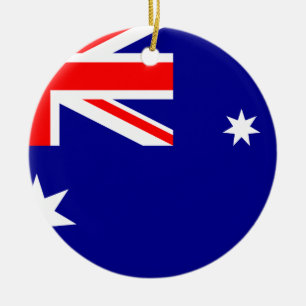 Flagge der Australien-Weihnachtsverzierung Keramik Ornament