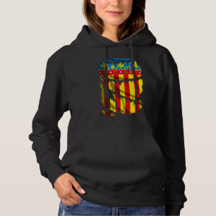 Flagge der Autonomen Gemeinschaft Valencia Hoodie