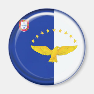 Flagge der Azoren Magnet