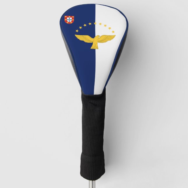 Flagge der Azoren, Portugal Golf Headcover (Vorderseite)