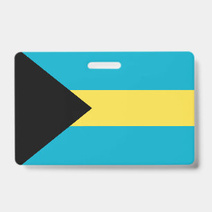 Flagge der Bahamas Ausweis