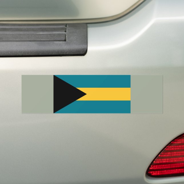 Flagge der Bahamas Autoaufkleber (Auf Auto)