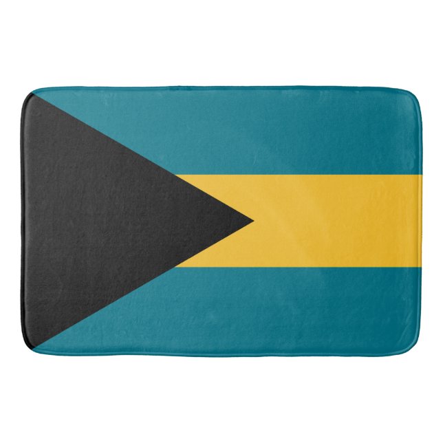 Flagge der Bahamas Badematte (Vorderseite)