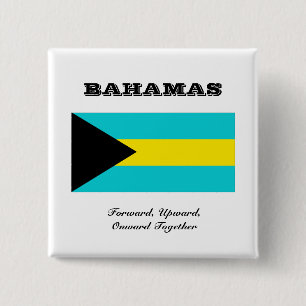 Flagge der Bahamas Button