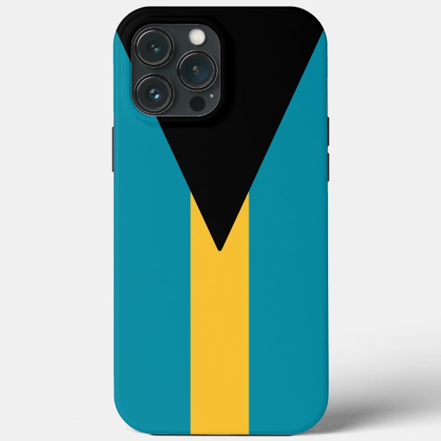Flagge der Bahamas Case-Mate iPhone Hülle (Rückseite)