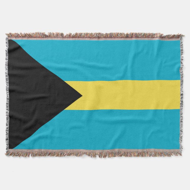Flagge der Bahamas Decke (Vorderseite)