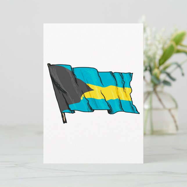 Flagge der Bahamas Einladung (Von Creator hochgeladen)