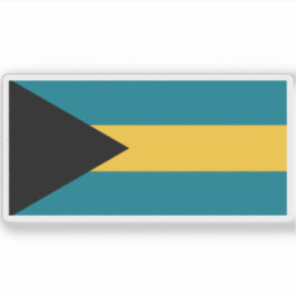 Flagge der Bahamas (Gemeinschaft der Bahamas) Aufkleber