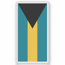 Flagge der Bahamas (Gemeinschaft der Bahamas) Aufkleber
