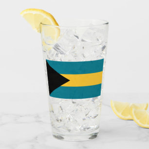 Flagge der Bahamas Glas
