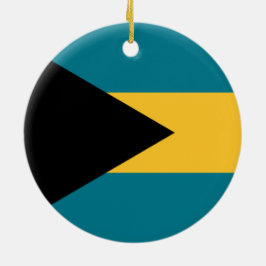 Flagge der Bahamas Keramik Ornament