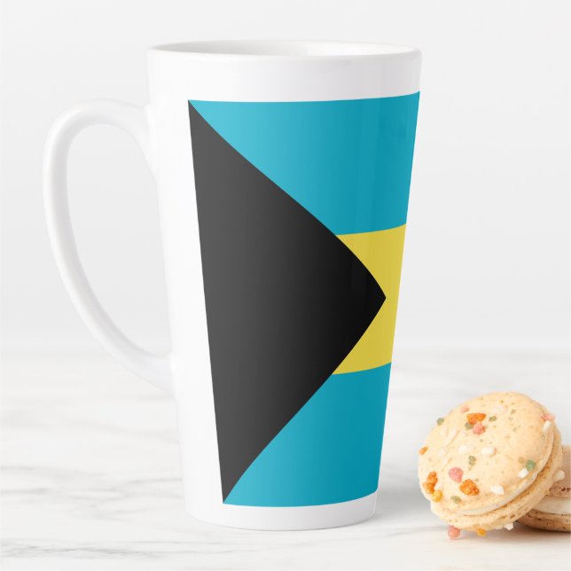 Flagge der Bahamas Milchtasse (Beispiel)