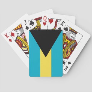 Flagge der Bahamas Spielkarten