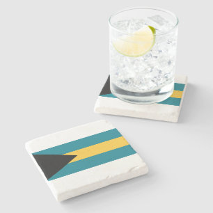 Flagge der Bahamas Steinuntersetzer