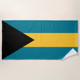 Flagge der Bahamas Strandtuch