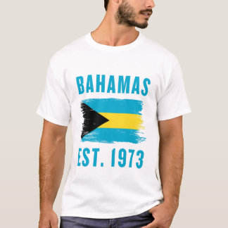 Flagge der Bahamas T-Shirt