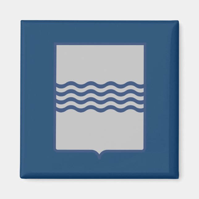 Flagge der Basilicata (Italien) Magnet (Vorne)