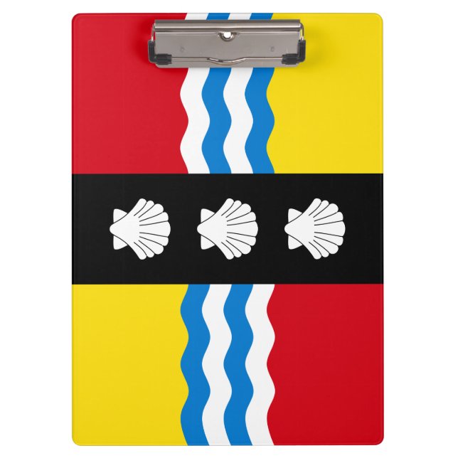 Flagge der Bedfordshire-Zwischenablage Klemmbrett (Vorderseite)