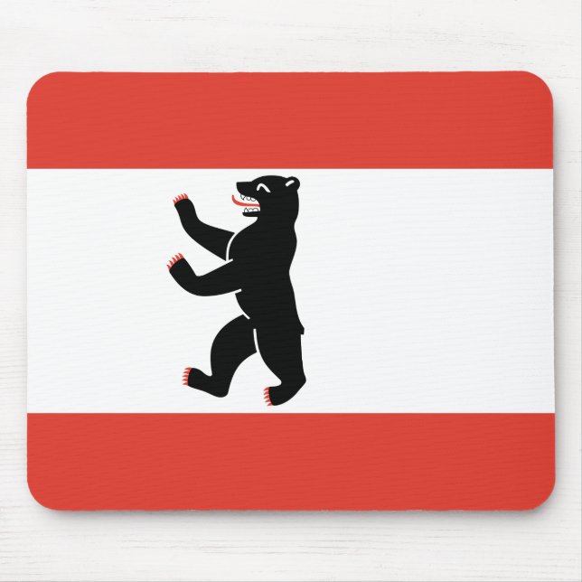 Flagge der Berliner Maus-Pad Mousepad (Vorne)