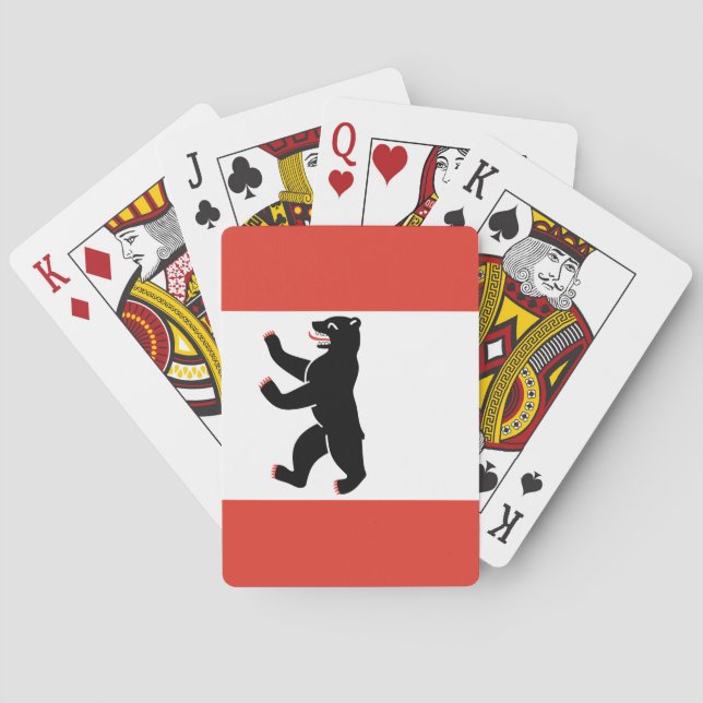 Flagge der Berliner Spielkarten (Rückseite)