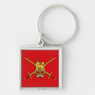 Flagge der britischen Armee (nicht zeremoniell) Schlüsselanhänger