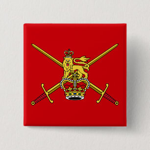 Flagge der britischen Armee (nicht zerimonial) Button